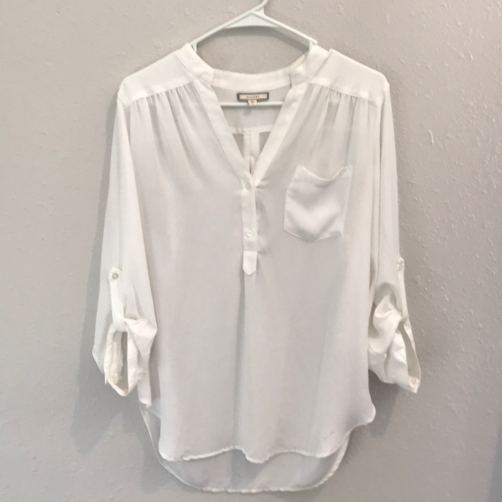 Pleione white blouse
